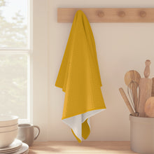 Load image into Gallery viewer, Yellow Wildflower Microfiber Tea Towel