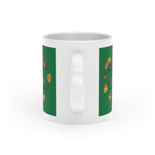 Load image into Gallery viewer, Christian Message Heart-Shaped Mug (Dark Green)