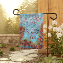 Load image into Gallery viewer, Garden Flag & House Banner - Welcome Fall