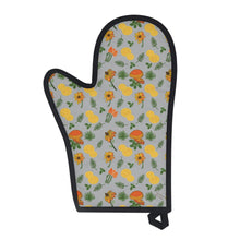 Load image into Gallery viewer, Oven Mitt/Glove Mushrooms & Wildflowers