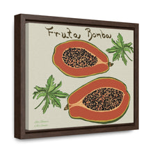 Load image into Gallery viewer, Fruta Bomba Gallery Canvas Wraps, Horizontal Frame (2 sizes and 2 Frame Colors)