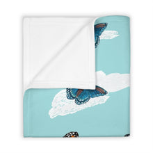 Load image into Gallery viewer, Adult Butterflies Throw Blanket