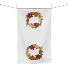 Load image into Gallery viewer, Fall Wreath Microfiber Tea Towel