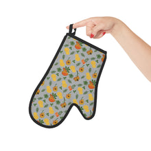 Load image into Gallery viewer, Oven Mitt/Glove Mushrooms & Wildflowers
