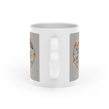 Load image into Gallery viewer, Christian Message Heart-Shaped Mug (Light Grey)