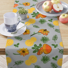 Load image into Gallery viewer, Table Runner Mushrooms & Wildflowers