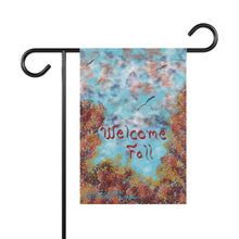 Load image into Gallery viewer, Garden Flag & House Banner - Welcome Fall