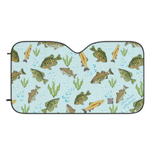 Load image into Gallery viewer, Car Windshield Sunshade - Fresh Water Fishes