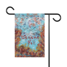 Load image into Gallery viewer, Garden Flag & House Banner - Welcome Fall