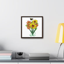 Load image into Gallery viewer, Bouquet of Cheer Gallery Canvas Wraps, Square Frame