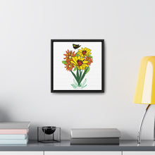 Load image into Gallery viewer, Bouquet of Cheer Gallery Canvas Wraps, Square Frame
