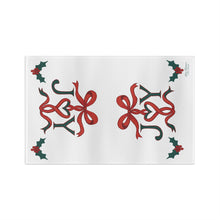 Load image into Gallery viewer, JOY Ribbon Christmas Microfiber Kitchen Towel