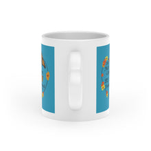 Load image into Gallery viewer, Christian Message Heart-Shaped Mug (Turquoise)