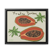 Load image into Gallery viewer, Fruta Bomba Gallery Canvas Wraps, Horizontal Frame (2 sizes and 2 Frame Colors)