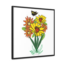 Load image into Gallery viewer, Bouquet of Cheer Gallery Canvas Wraps, Square Frame