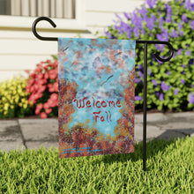 Load image into Gallery viewer, Garden Flag & House Banner - Welcome Fall
