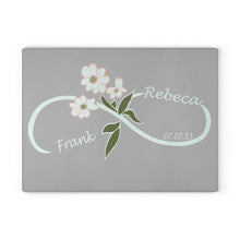 Load image into Gallery viewer, Infinity Sign Glass Cutting Board