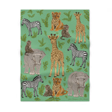 Load image into Gallery viewer, Safari Dreams Baby Blanket– Soft Fleece - No Personalization