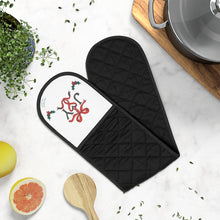 Load image into Gallery viewer, JOY Christmas Double Oven Mitt — Festive Kitchen Decor for the Holiday Season