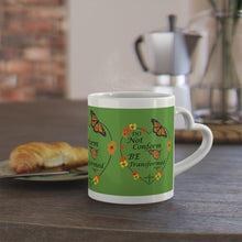 Load image into Gallery viewer, Christian Message Heart-Shaped Mug (Green Apple)