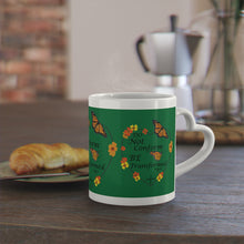 Load image into Gallery viewer, Christian Message Heart-Shaped Mug (Dark Green)