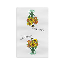 Load image into Gallery viewer, White Wildflower Personalized Microfiber Tea Towel