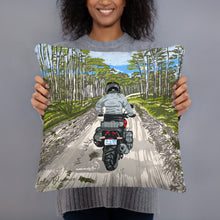 Load image into Gallery viewer, Motorcycle Ride 18x18 Throw Pillow