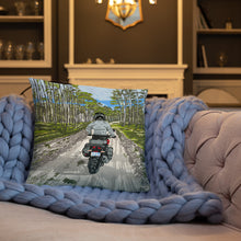 Load image into Gallery viewer, Motorcycle Ride 18x18 Throw Pillow