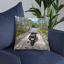 Load image into Gallery viewer, Motorcycle Ride 18x18 Throw Pillow