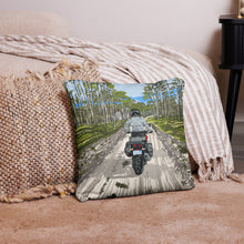 Load image into Gallery viewer, Motorcycle Ride 18x18 Throw Pillow