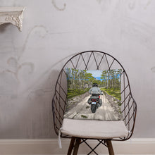 Load image into Gallery viewer, Motorcycle Ride 18x18 Throw Pillow