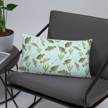 Load image into Gallery viewer, Fresh Water Fishing Basic Throw Pillow 20 x 12