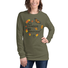 Load image into Gallery viewer, Do Not Conform/Be Transformed - Unisex Long Sleeve Tee