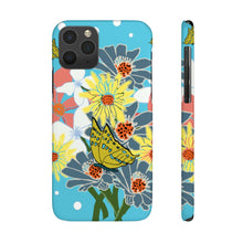 Load image into Gallery viewer, Spring Bouquet Tropical Blue Case Mate Slim Phone Cases