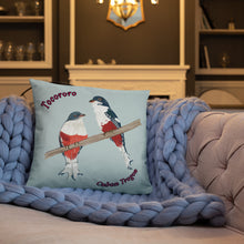 Load image into Gallery viewer, Cuban Trogon/Tocororo Bird Premium Pillow