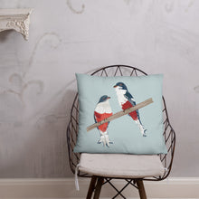 Load image into Gallery viewer, Cuban Trogon/Tocororo Bird Premium Pillow