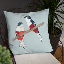 Load image into Gallery viewer, Cuban Trogon/Tocororo Bird Premium Pillow