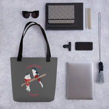 Load image into Gallery viewer, Cuban Trogon/Tocororo Tote bag (Options Black or Red Handle)