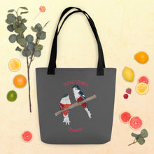 Load image into Gallery viewer, Cuban Trogon/Tocororo Tote bag (Options Black or Red Handle)