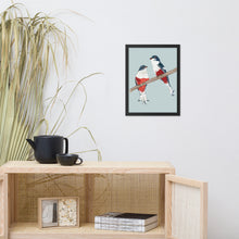 Load image into Gallery viewer, Cuban Trogon/Tocororo Framed matte paper poster (8"x10")
