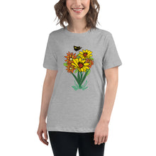 Load image into Gallery viewer, Happy Blooms Bouquet Women's Relaxed T-Shirt