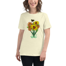 Load image into Gallery viewer, Happy Blooms Bouquet Women's Relaxed T-Shirt