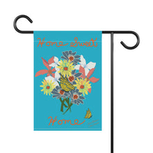 Load image into Gallery viewer, Garden &amp; House Banner-Floral Bouquet Tropical Blue
