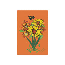 Load image into Gallery viewer, Garden &amp; House Banner-Bouquet of Cheer Burnt Orange background
