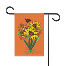 Load image into Gallery viewer, Garden &amp; House Banner-Bouquet of Cheer Burnt Orange background
