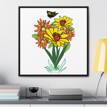 Load image into Gallery viewer, Bouquet of Cheer Gallery Canvas Wraps, Square Frame
