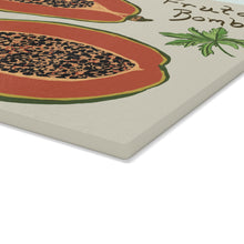 Load image into Gallery viewer, Glass Cutting Board - Papaya/Fruta Bomba (2 Sizes)
