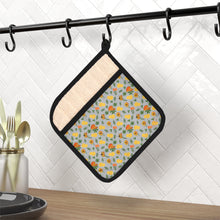 Load image into Gallery viewer, Pot Holder with Pocket - Mushrooms &amp; Wildflowers
