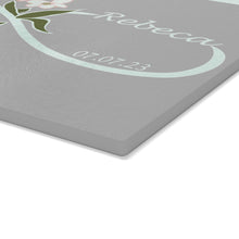 Load image into Gallery viewer, Infinity Sign Glass Cutting Board

