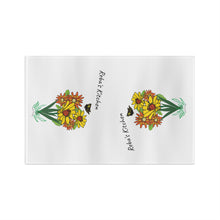 Load image into Gallery viewer, White Wildflower Personalized Microfiber Tea Towel
